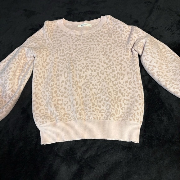 The Impeccable Pig Animal Print Sweater - Light Pink - Picture 2 of 5